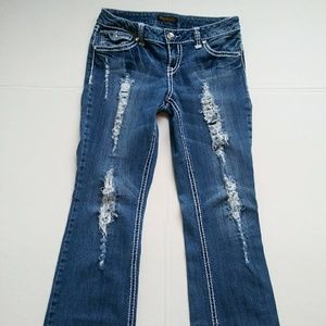 ZD Zana Di distressed jeans juniors size 9